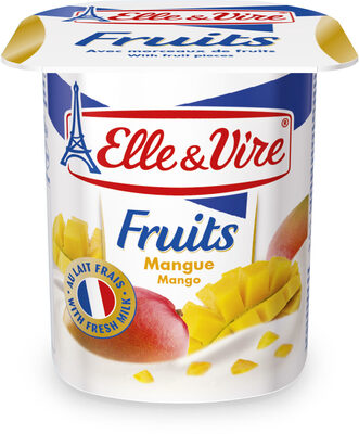 Dessert lactés aux fruits stérilisé UHT - Mangue - Produit - fr