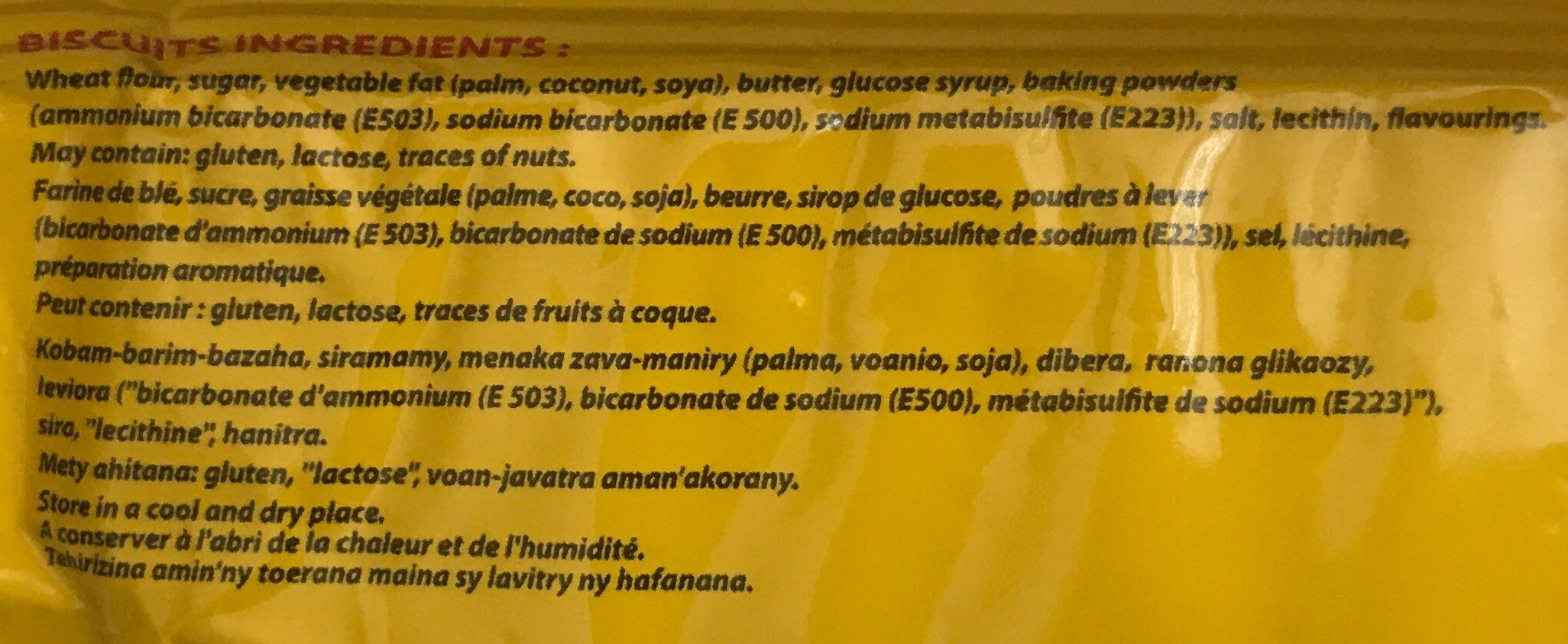 Beurre - Ingrédients - fr