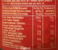 Tomato & Onion Mix - Informations nutritionnelles - fr