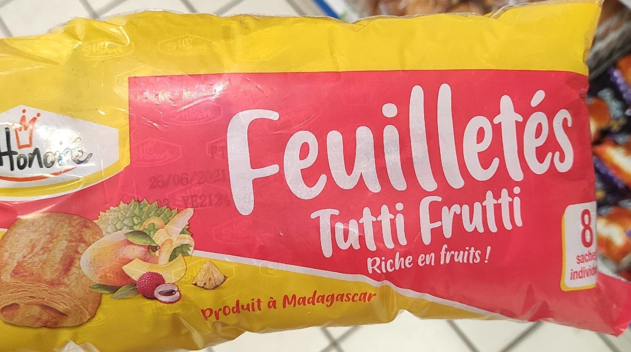 St Honoré feuilletés Tutti frutti - Produit - fr